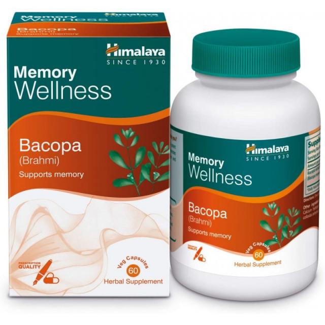 히말라야 Bacopa 건강 모든 자연적인 Nootropics 및 기억 지원-기억 건강 명확성 및 초점 60 Veg 모자