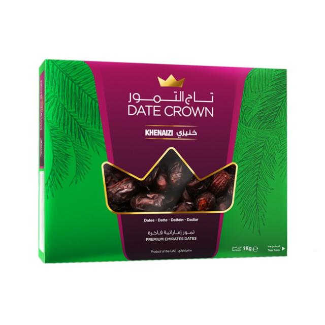 DATECROWN KHENAIZI 대추야자 데이트크라운 케네지 1KG UAE, 1KG 1개