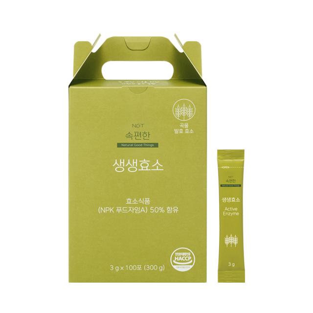 네츄럴굿띵스 속편한 생생효소 100포 x 1박스, 3g x 100포