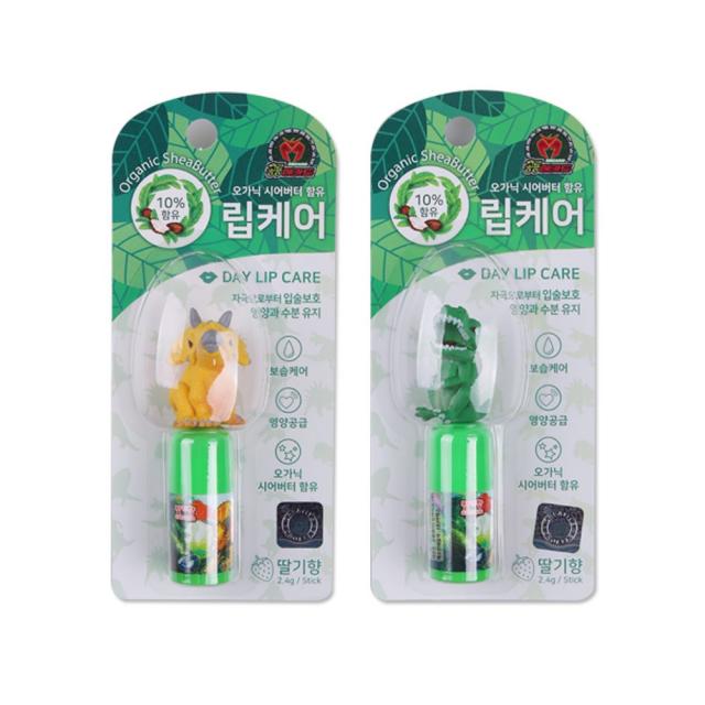 공룡메카드 피규어 립케어 (랜덤), 딸기향, 8개