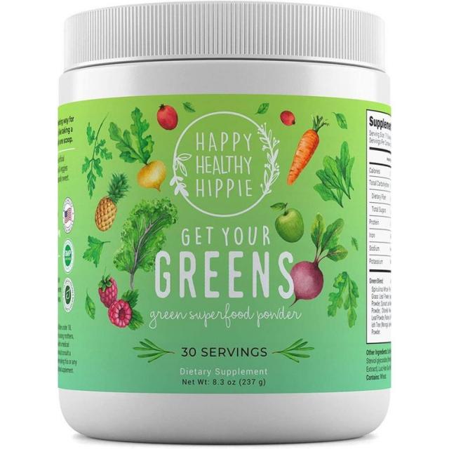 미국직구 Get Your Greens Super Greens 파우더 – 강력한 녹즙 블렌드 10인분, 슈퍼푸드 8개, 핵심 효소 6개, 100억 프로바이오틱스 – 맛있고, GMO가 아닌, 무설탕, 섞기 쉽다, 수량, 상세참조