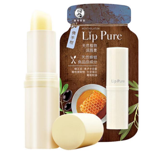 others 맨수뢰탄(Mentholatum) 천연식물 립밤-부처수감 4g 보습촉수식품급 립 파(4), 1개