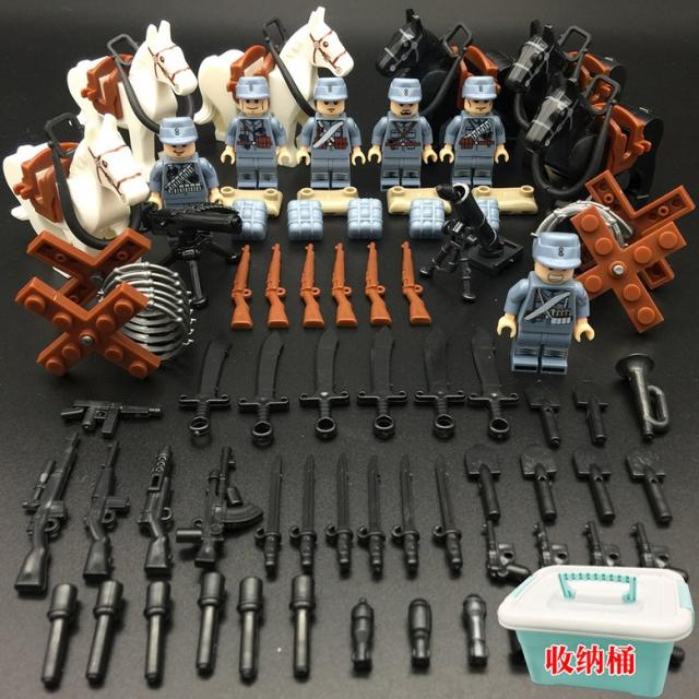 [해외] 경찰대 레고호환 모형 무기 모음 장비 악세사리, 여덟째 노선 육군