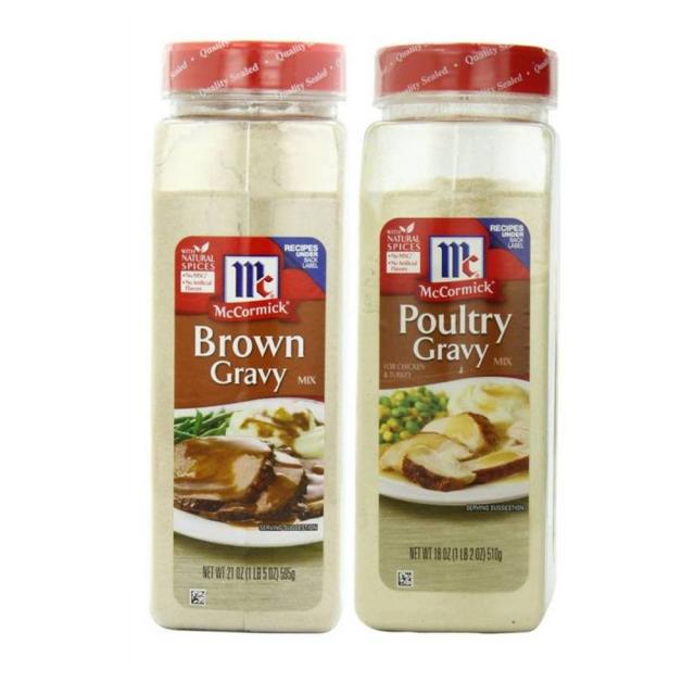 McCormick Gravy Brown & Poultry Gravy 맥코믹 브라운 앤 기금류 그레이비 소스 18oz(510g) 2팩