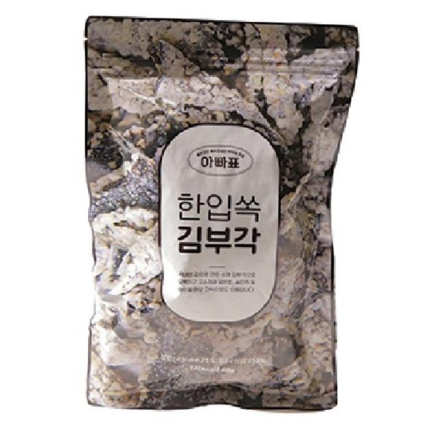  논 아빠표 한입쏙 김부각 40g *10봉 상세 설명 참조 단일옵션