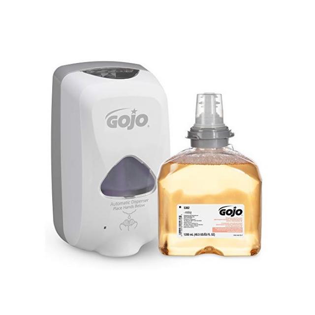 GOJO Premium Foam Antibacterial Handwash Fresh Fruit Scent TFX Starter Kit 1-1200 mL Hand Soap, One Size, One Color