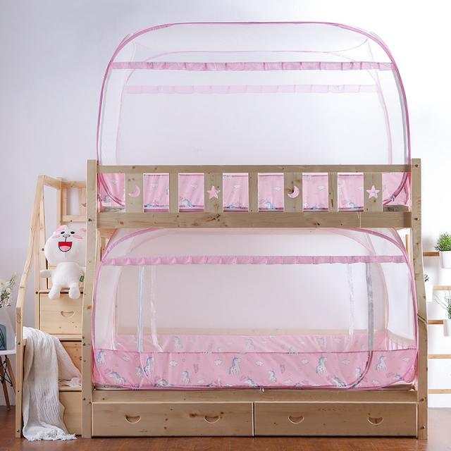 어반30 실내용 침대 텐트 사각 모기장 학생 기숙사에는 하단 일체형 지퍼, 외뿔수 가루는 바닥이 있다[윗자리 높이가 12