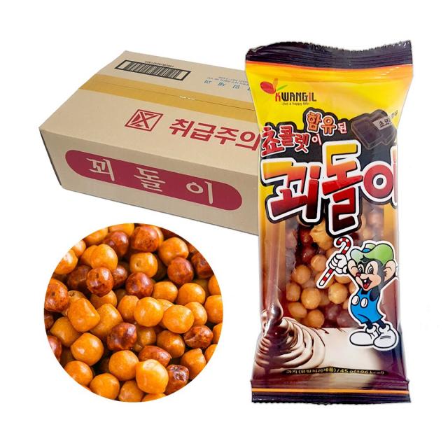 옛날간식 꾀돌이 1박스 45g 40봉 인간사료 추억의과자, 45g x 40봉