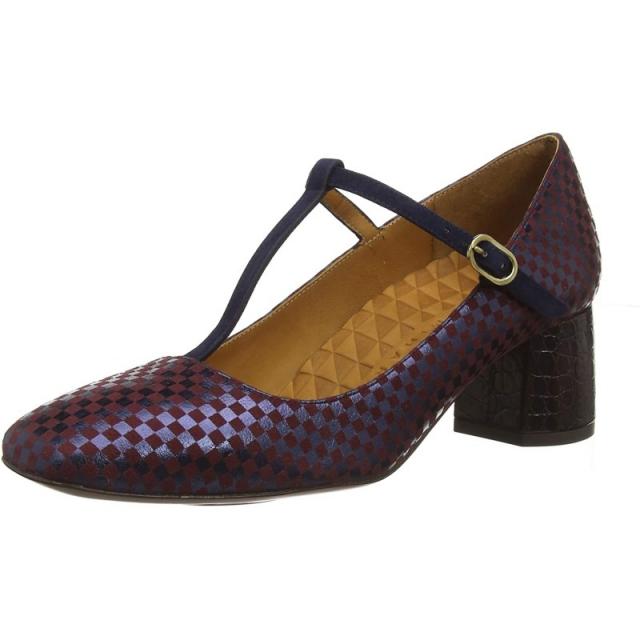 [독일] 251사이즈 치 미하라 여성 투표율35 T-스판겐 펌프스 레드 (체스 포도 안테 누이트 닐로 포도)