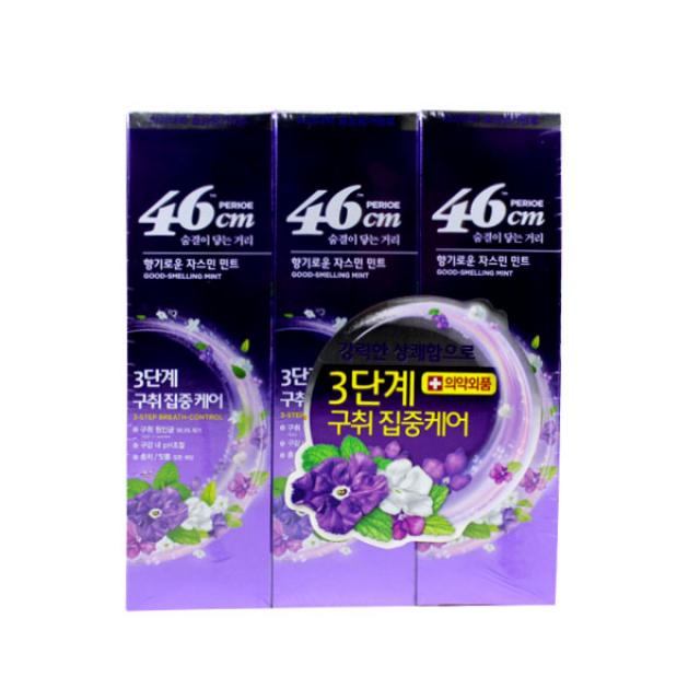 LG생활건강 페리오 46cm 굿스멜링민트 치약 100g 3개입 생활용품 > 구강/면도, 1