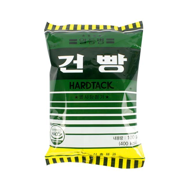 일등병 건빵 100g X 80 신흥 옛날과자 군대과자, 단일상품