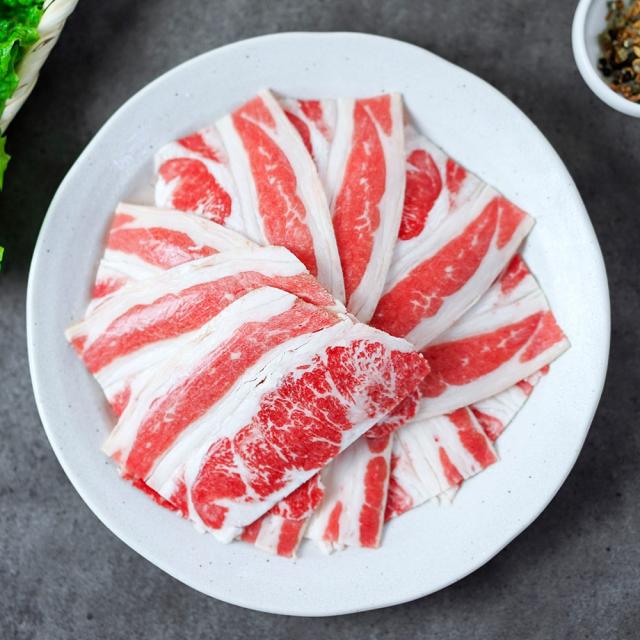 [갓성비 소고기] 대패 우삼겹 구이 200g x 5팩 총 1kg 미국산 구이용 샤브샤브용, 우삼겹 200g x 5팩