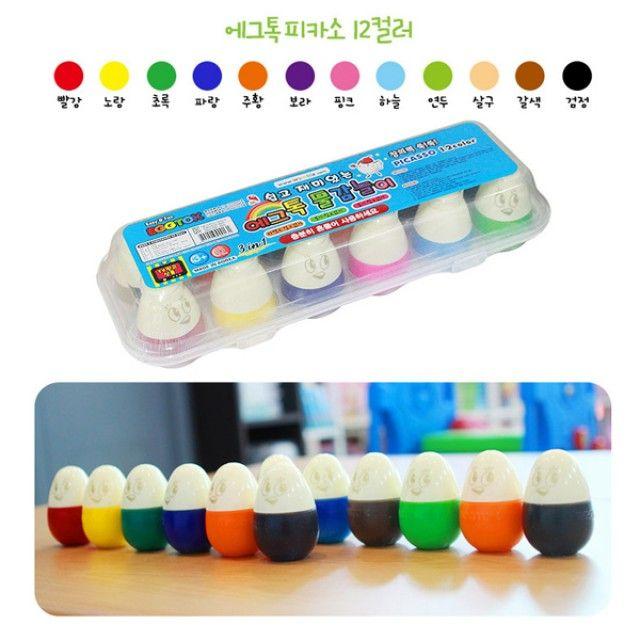 [#인기상품 방생 #이벤트 #겟잇 롸잇나우] TSD+ 에그톡 12컬러 (피카소) 물감놀이 [S/N:SD4341308+] 빠른배송