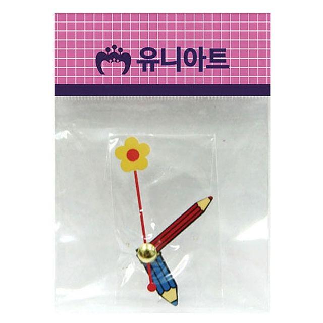 [루키스토어] 유니아트 시계재료 1000 모양시분침 6번 - PJS10