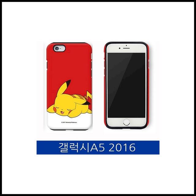 갤럭시A5 2016. 포켓몬 ARMOR B타입 케이스 A510 wiqm, 1개, 피카츄와 친구들