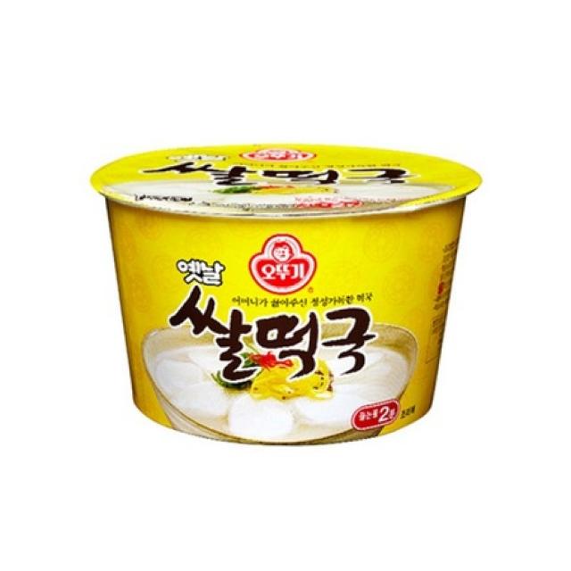 오뚜기 옛날 쌀떡국 용기, 166.6g, 12개