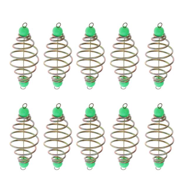 10pcs 스프링 / 코일 인라인 낚시꾼, 미끼 잉어