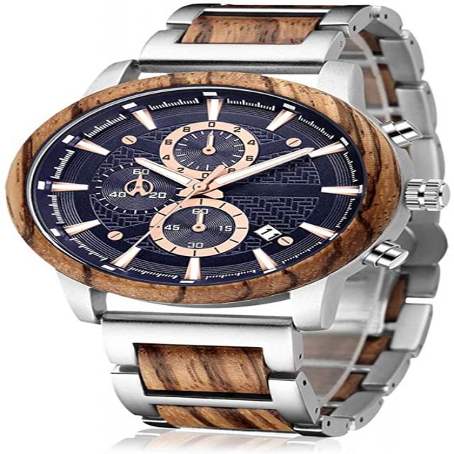 MEN 주의 WOODEN WATCH SHIFENMEI S3016 MULTIFUCTIONAL WOOD 시계들 표준 다발 내분비선 성신 생물 패션 미상 남성 WRIST WATCH 멋