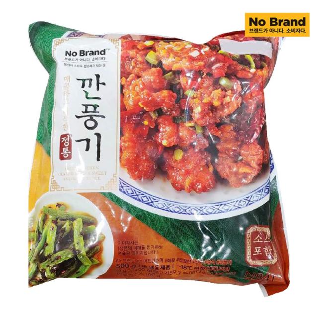 [퀴클리몰] 노브랜드 정통 깐풍기 500g F, 1개