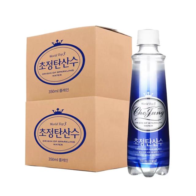 일화 초정탄산수 350ml x 24페트 x 2팩 플레인