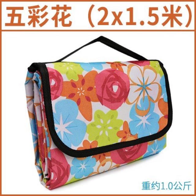 망홍 동형 텐트 좌중가후 소풍 천 옥스포드지 매트 방습 초경량 방수지 포 아웃, 5채색 꽃2x15m0PX