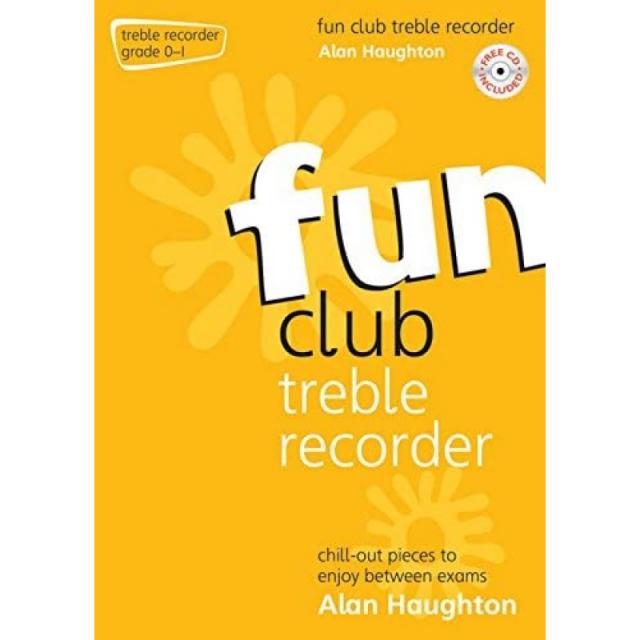 영국직송 Fun Club Treble Recorder - 0-1급 - 시험 기간 동안 즐길 수 있는 냉각 장치, 단일옵션, 단일옵션