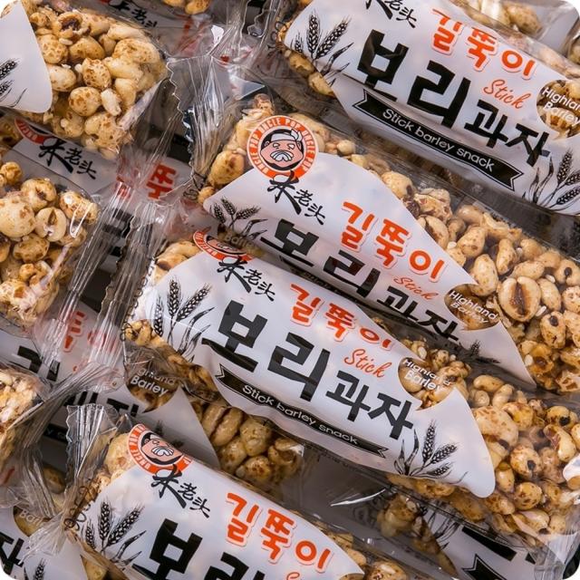 고소 바삭 길쭉이보리과자 400g X2개입 달달 달콤 사무실간식 32개입 교회 유치원 간식, 14NK_길쭉이보리과자400gX2