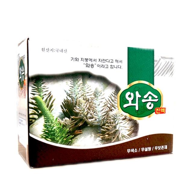 (원재료 이외 무첨가) 국내산 맛 백년 와송 진액 엑기스 즙 진액 100ml x 60포, 단일상품