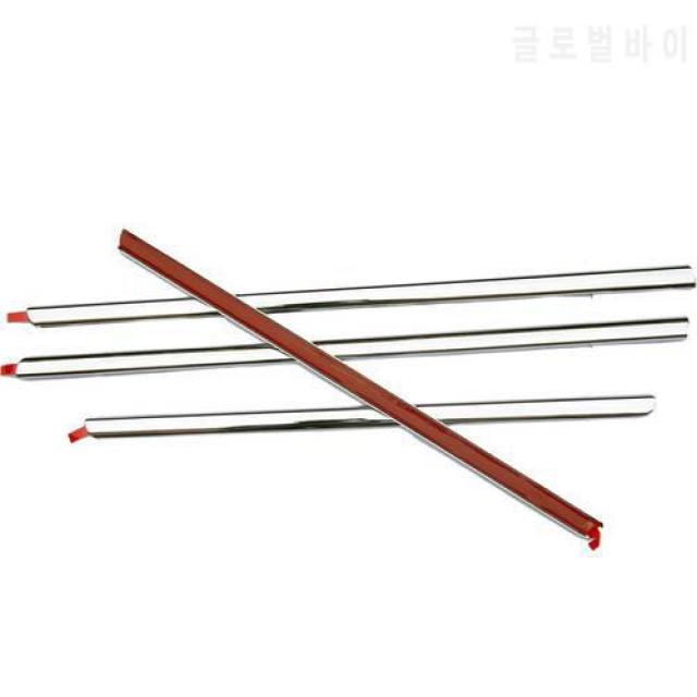 뜨거운 4Pcs 아 BS 크롬 창은 지프 애국자를 위해 조형 창을 자른다 2011 2