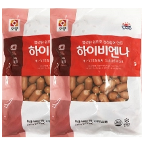 사조 하이비엔나 소세지 1kg+1kg, 2개, 1kg