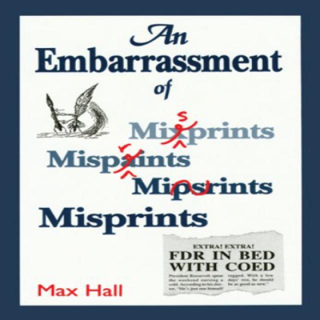 Hardcover An Embarrassment of Misprints 양장본 실수로 인한 당혹감, 1