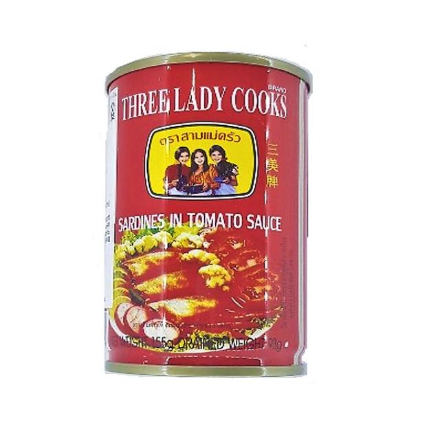 태국 쓰리우먼 정어리 통조림 155g 100개/박스, 단품
