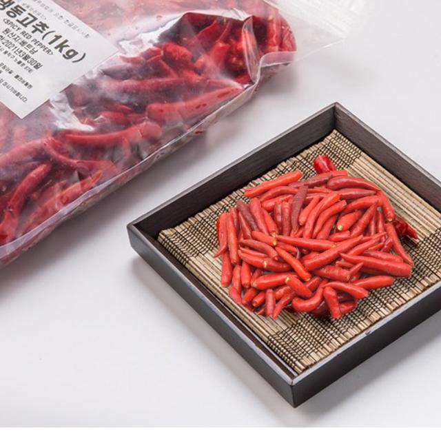 대우 냉동 베트남고추(Vietnam Hot Pepper) 말리지 않은 매운고추 1kg, 1팩