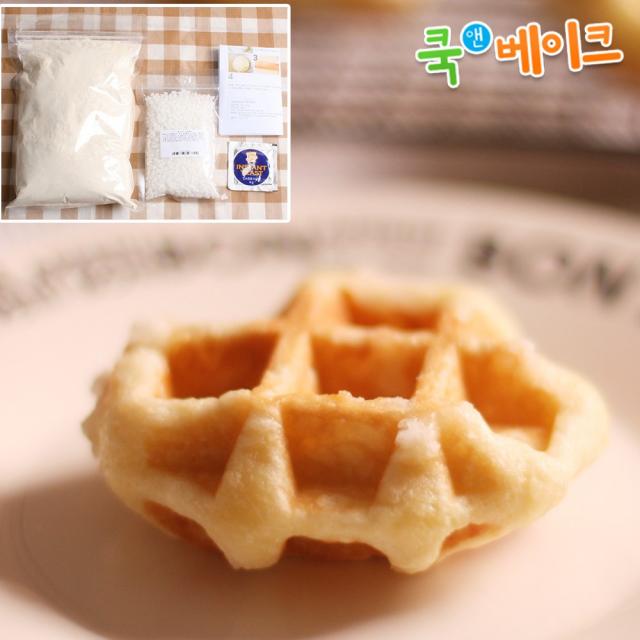 쿡앤베이크 펄슈가의 달콤함~ 리에주 와플믹스 464g (펄슈가 이스트포함), 1개