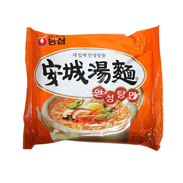  Eum 농심 안성탕면 봉지 125gx48개입 1박스 라면 봉지라면 농심라면 1
