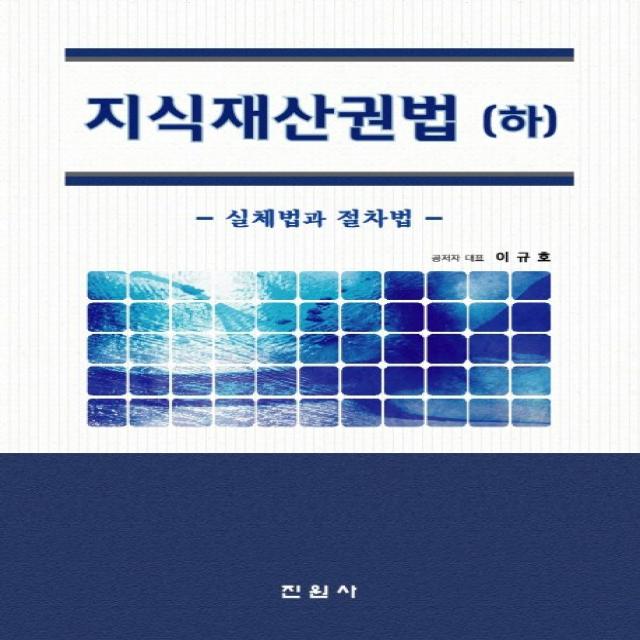 지식재산권법(하):실체법과 절차법, 진원사