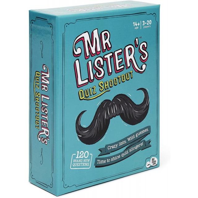 영국직수입 Big Potato Mr Lister의 퀴즈 총격전 퀴즈 게임 : 빠르게 생각하는 가족을위한 (2019 년판), 단일옵션
