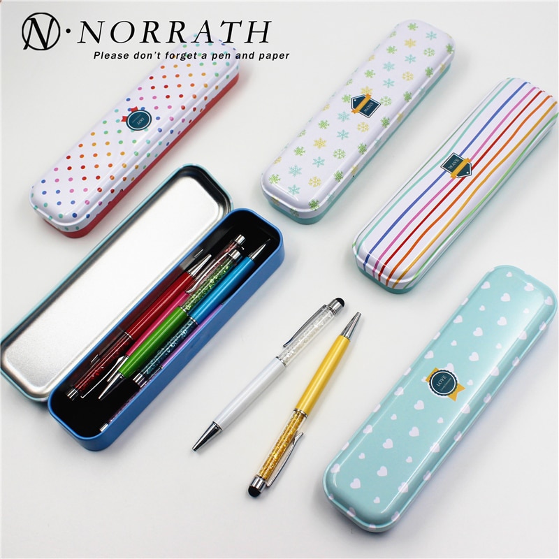 아름 다운 시즌 꽃 꽃 시리즈 점 줄무늬 철 금속 연필 케이스 펜 편지지 저장소 상자 한국 스타일 아이 선물, 1개, 황색