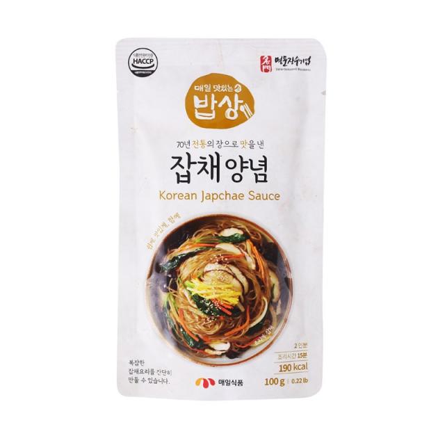 [메가마트] 매일 맛있는밥상 잡채양념 100g, 1개