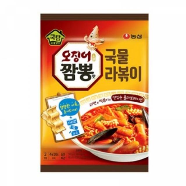 무료배송_ 농심 국물 라볶이 오징어짬뽕 390g (1BOX) 농심 농심라면 라면 봉지면 멀티팩 봉지라면 멀티라면, 본상품 선택