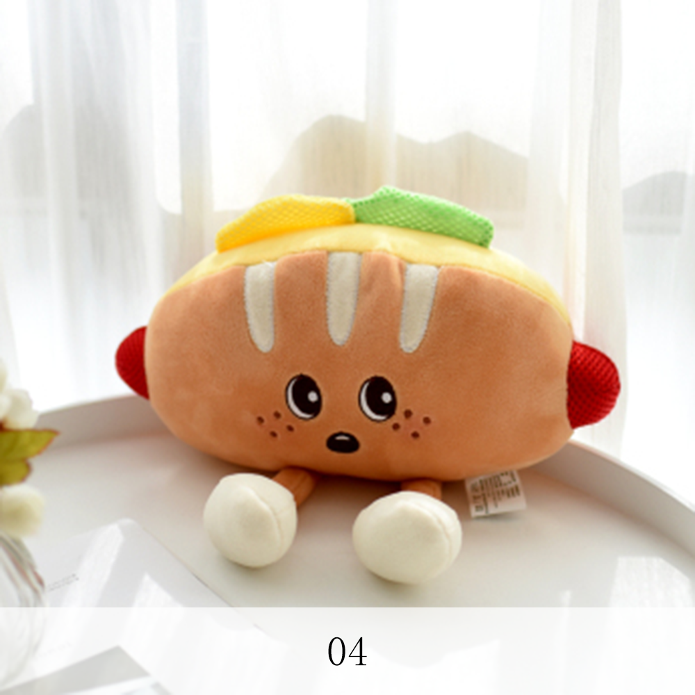 뉴타임즈8 귀여운 캐릭터 감자튀김 햄버거 인견침 집 거실 어린이방 장식 뽀글이 인형 사진도구 D7A23 503, 04, 30cm