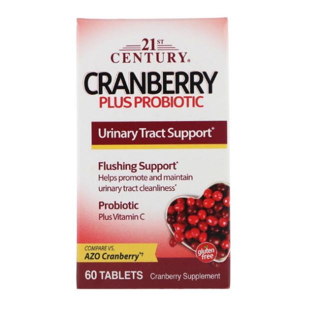 21st Century Urinar Tract 크랜베리 플러스 프로바이오틱 60정X2개 (Ice팩)
