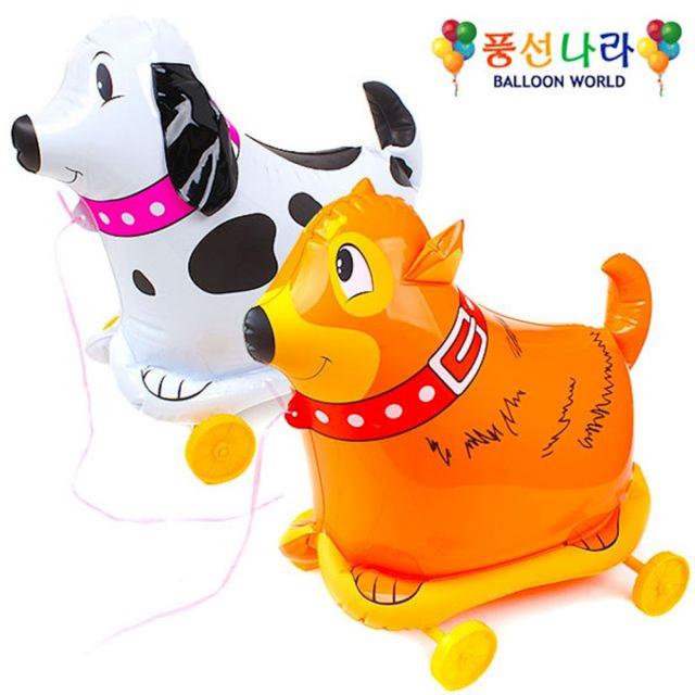 풍선나라 끌고다니는 풍선 강아지 택1 미술 공작교구 유치원 공작세트