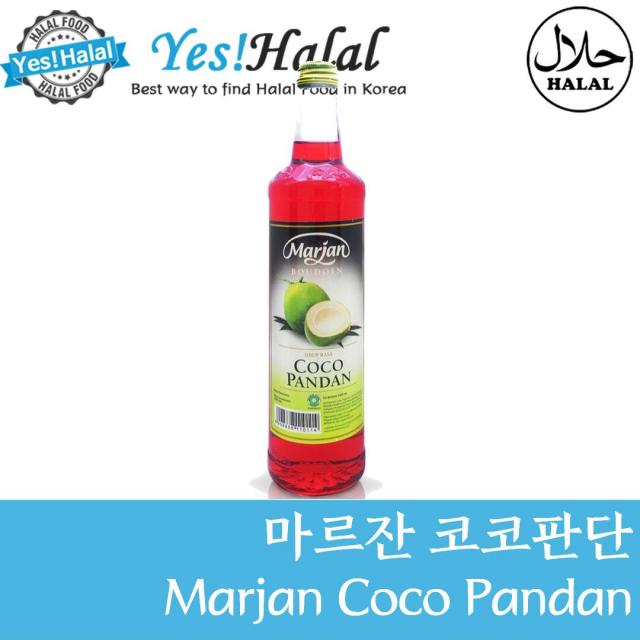 Marjan Coco Pandan 마르잔 코코판단 (460ml Indonesia Halal), 1병, 460ml