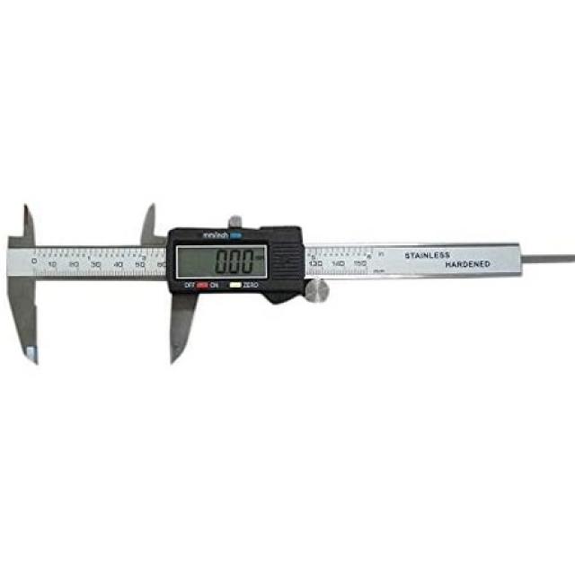 QUETAZHI Caliper 0-150mm 디지털 캘리퍼 슬라이드 게이지 깊이 눈금자 이성애 눈금자 (크기 : 0-150mm, 상세 설명 참조0