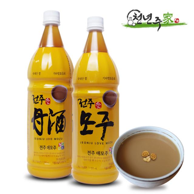 천년주가 전주모주 1200ml 15개 전통주 음료 막걸리, 1200ml 15개