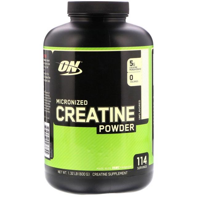 옵티멀뉴트리션 Optimum Nutrition Micronized Creatine 옵티멀 뉴트리션 미분화 크레아틴 파우더 무향 1.32 lb (600 g), 3개묶음(10%할인), 1개