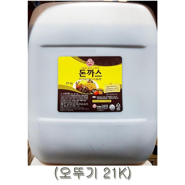 오뚜기 돈까스소스 21Kg 정성가득 맛있는소스 간단요리 건강에좋은음식 경양식돈까스소스 돈가스소스 돈까스소스 맛있는소스 업소용식자재 업소용식재료 정성가득, 본상품선택