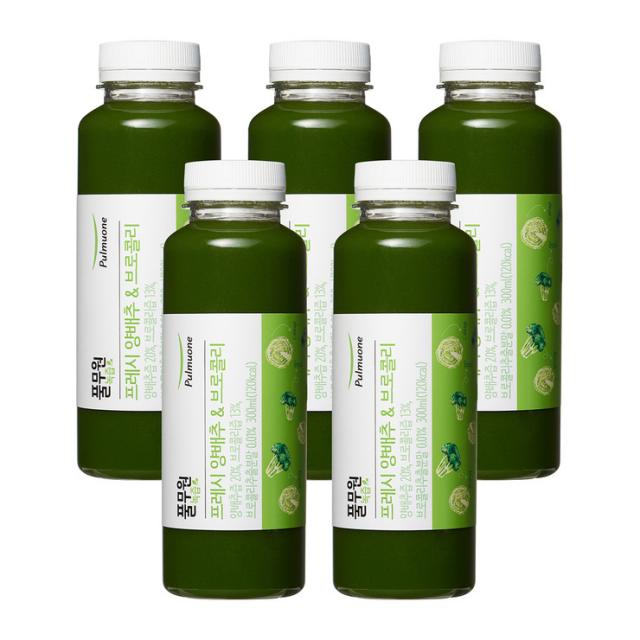풀무원녹즙 프레시 양배추&브로콜리 300ml x 5
