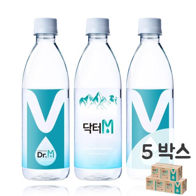 닥터M 500ml 100% 리얼 후기 경도 210 자연 미네랄워터 알카리수로 만든 헬스케어 음료 연구논문 KCI 학술지 등재, 100병